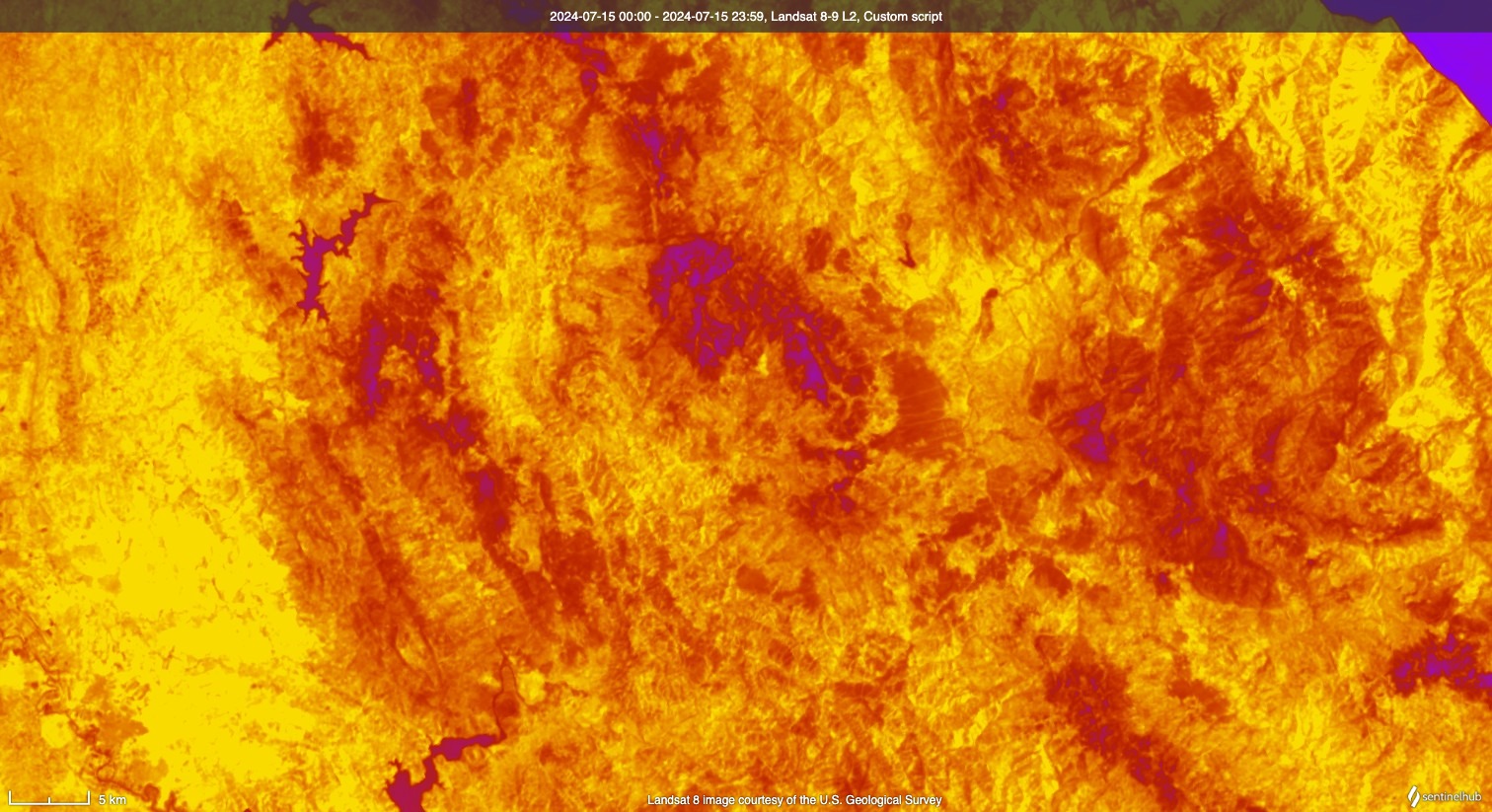 Morocco thermal image