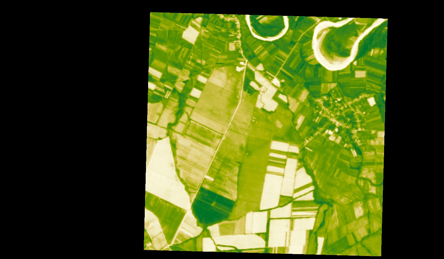 'Sentinel-2 06 September 2023, Lipău, Romania, Hungary, kNDVI'