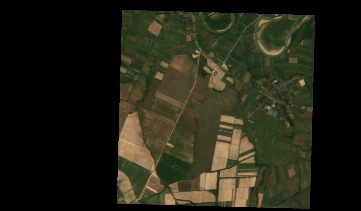 'Sentinel-2 06 September 2023, Lipău, Romania, Hungary, NDVI'