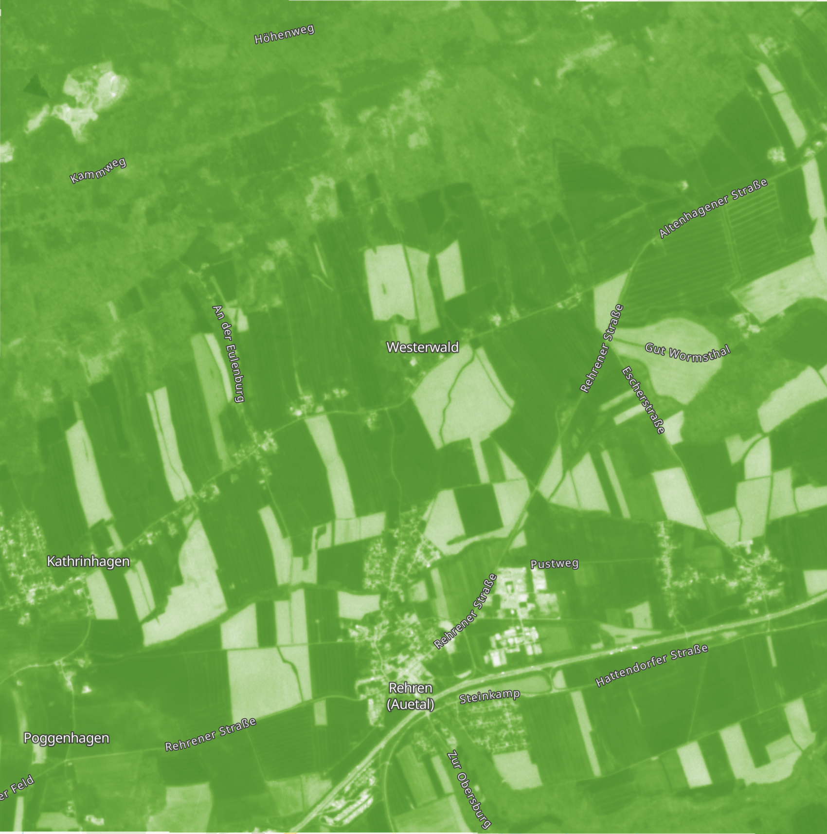 NDVI difference example