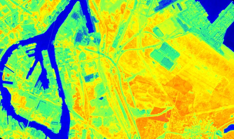 NDWI Normalized Difference Water Index, PlanetScope | Sentinel Hub ...