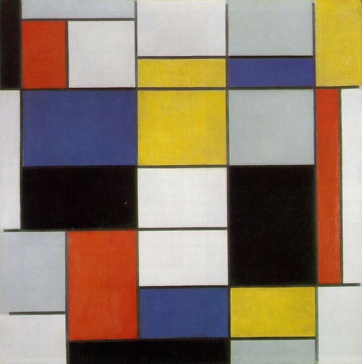 Mondrian's painting