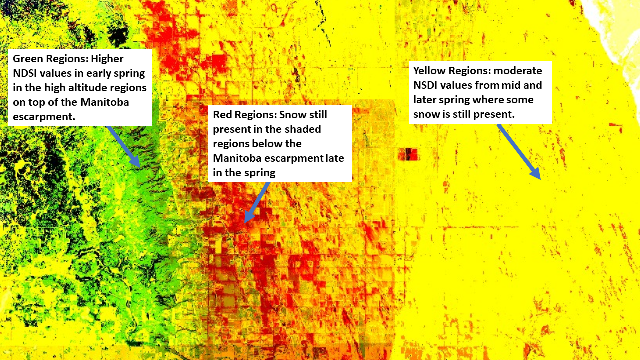 Snow Cover Change Detection script example 2