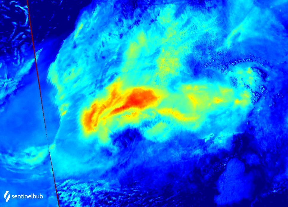 NO2 tropospheric column